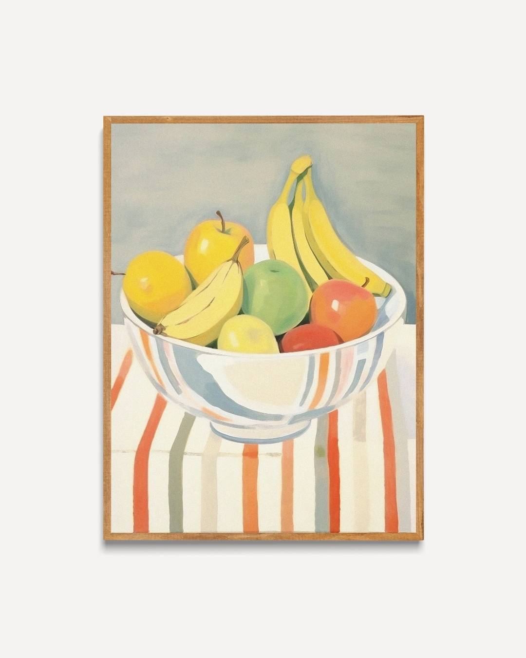 Stilleven met fruitschaal Poster – portret poster als wanddecoratie