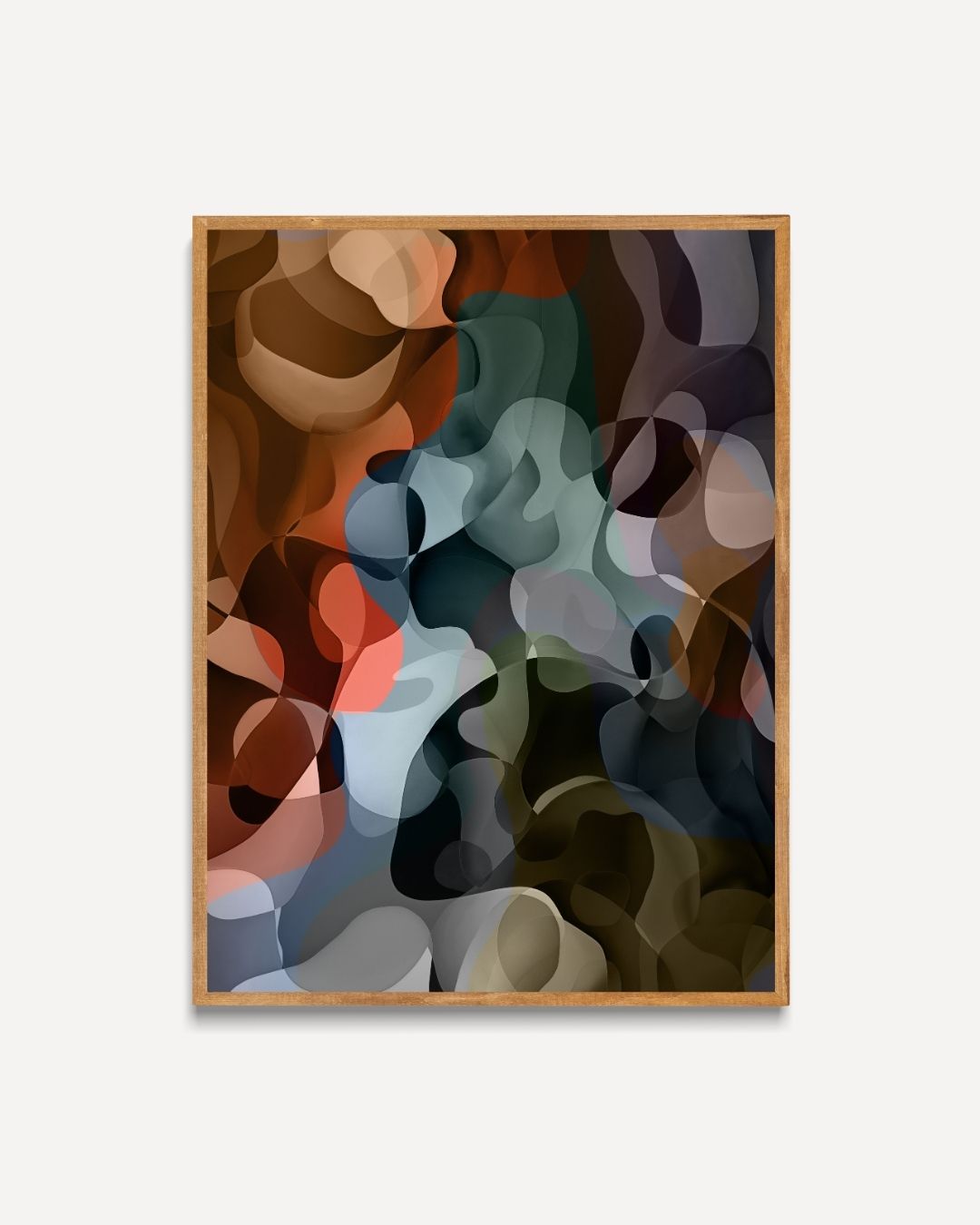 Aarde abstractie Poster – portret poster als wanddecoratie