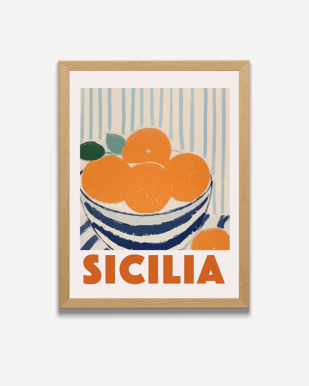 Sicilia Fruit Bowl Poster – portret poster als wanddecoratie
