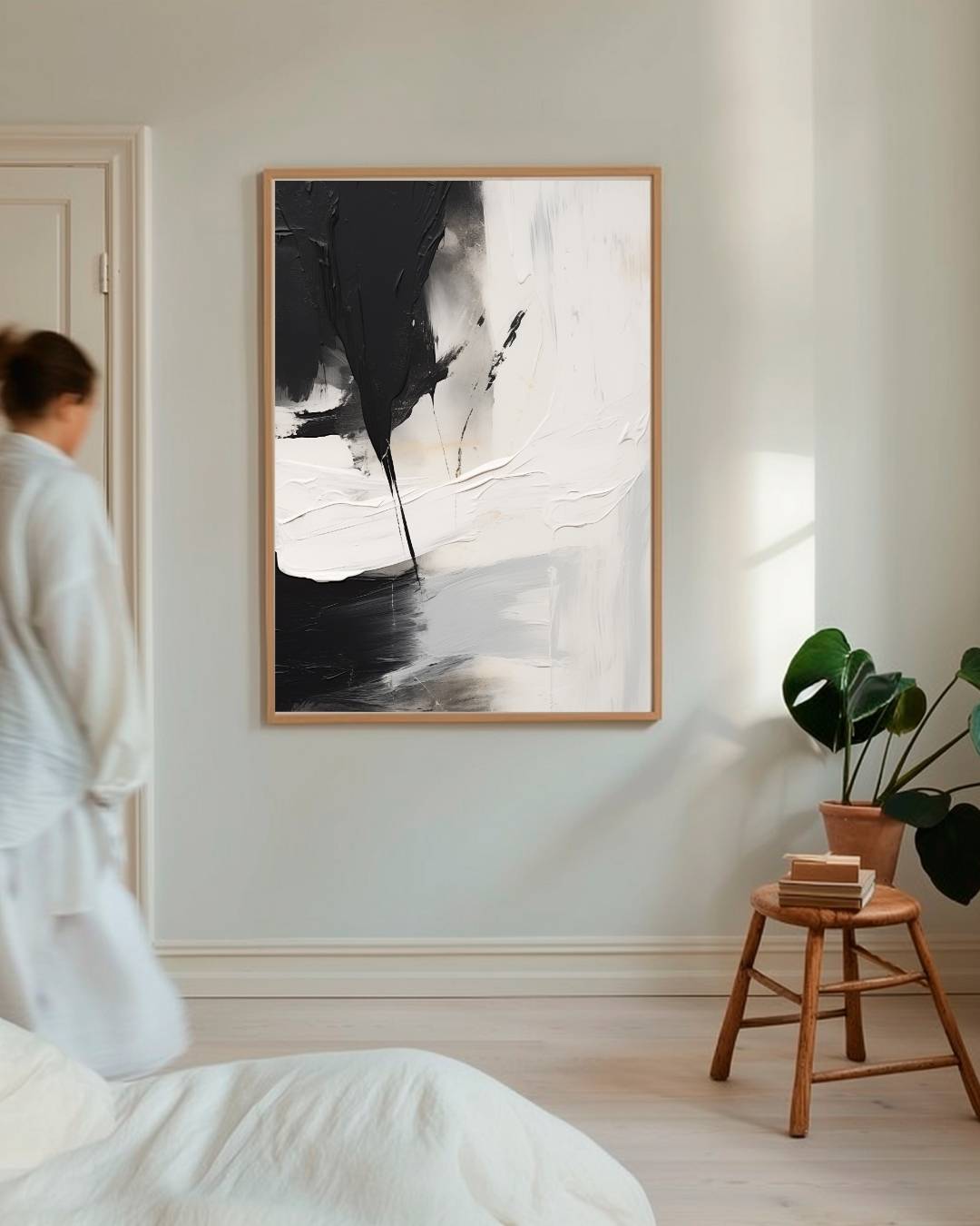 Abstracte kracht Poster – staande poster voor modern interieur