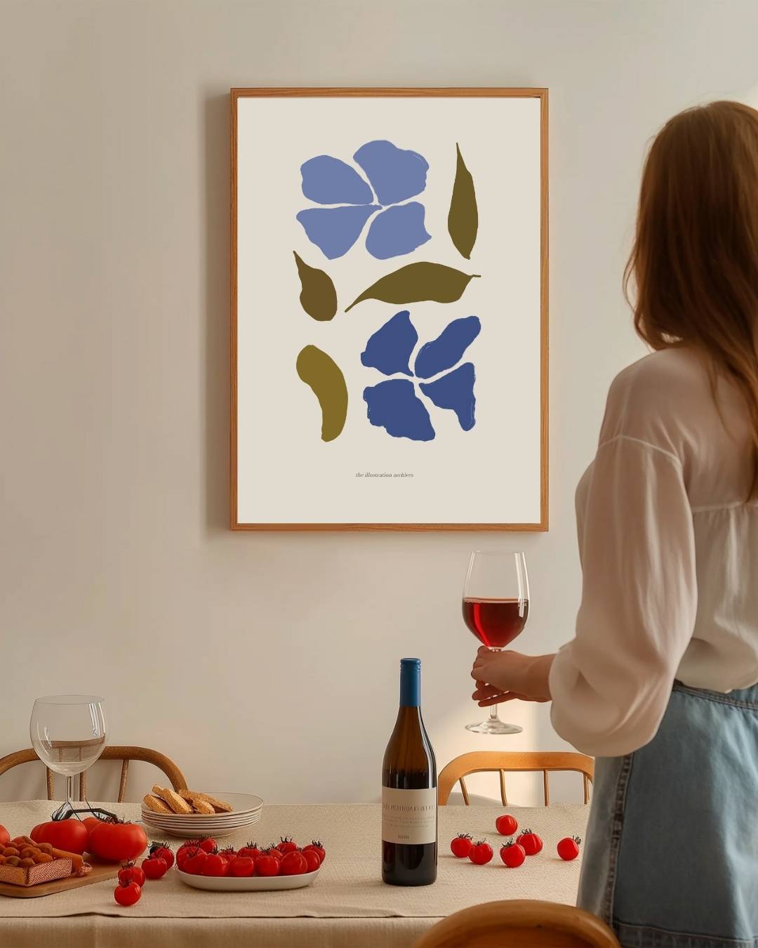 Jardin bohème poster – staande poster voor modern interieur