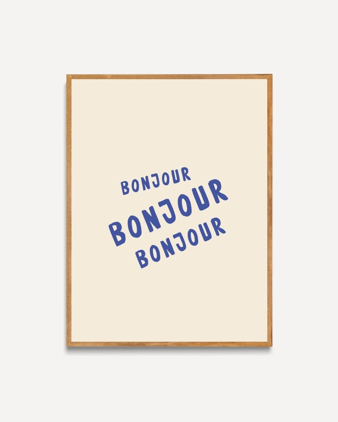 Bonjour Poster – portret poster als wanddecoratie