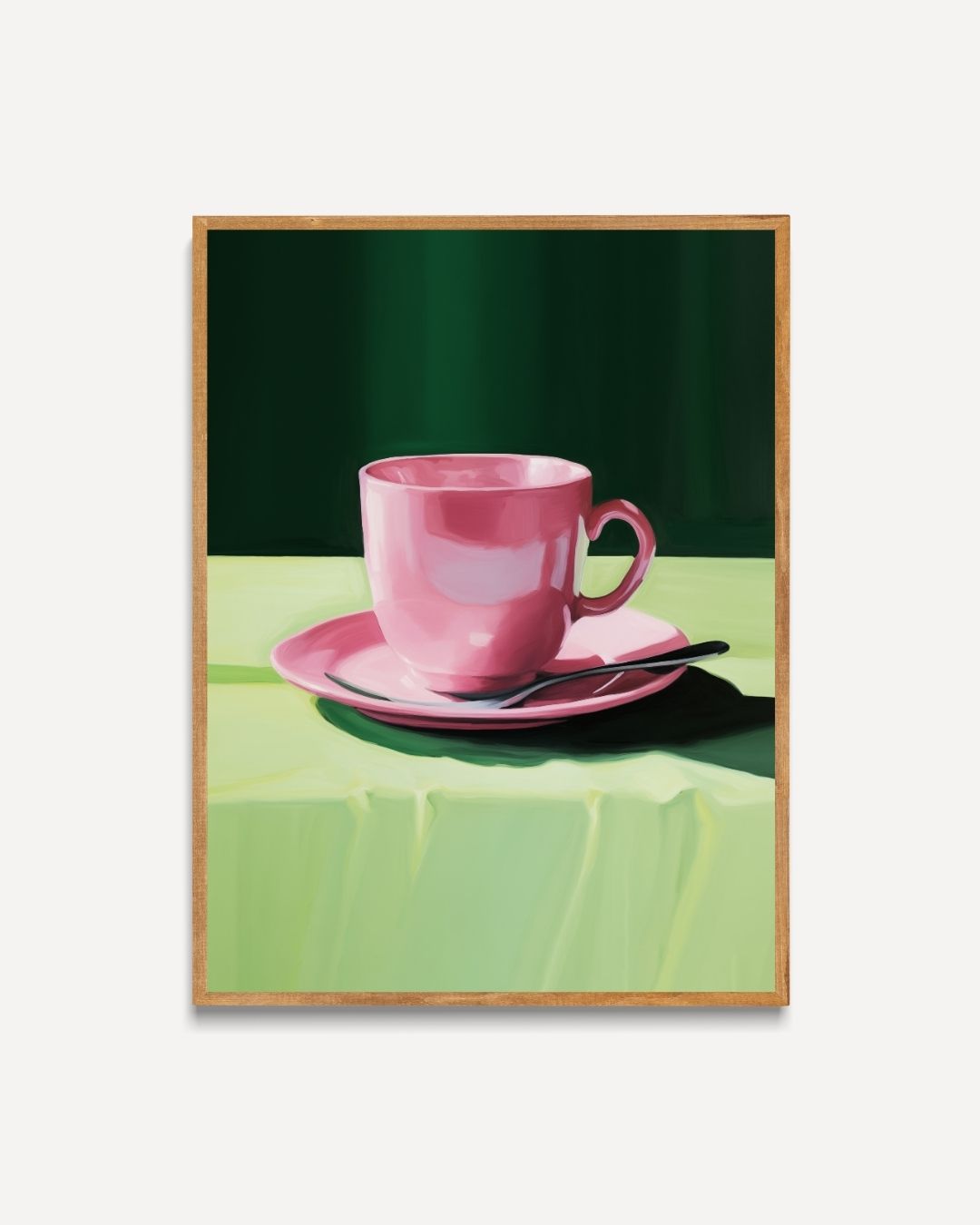 Pink Cup Poster – portret poster als wanddecoratie