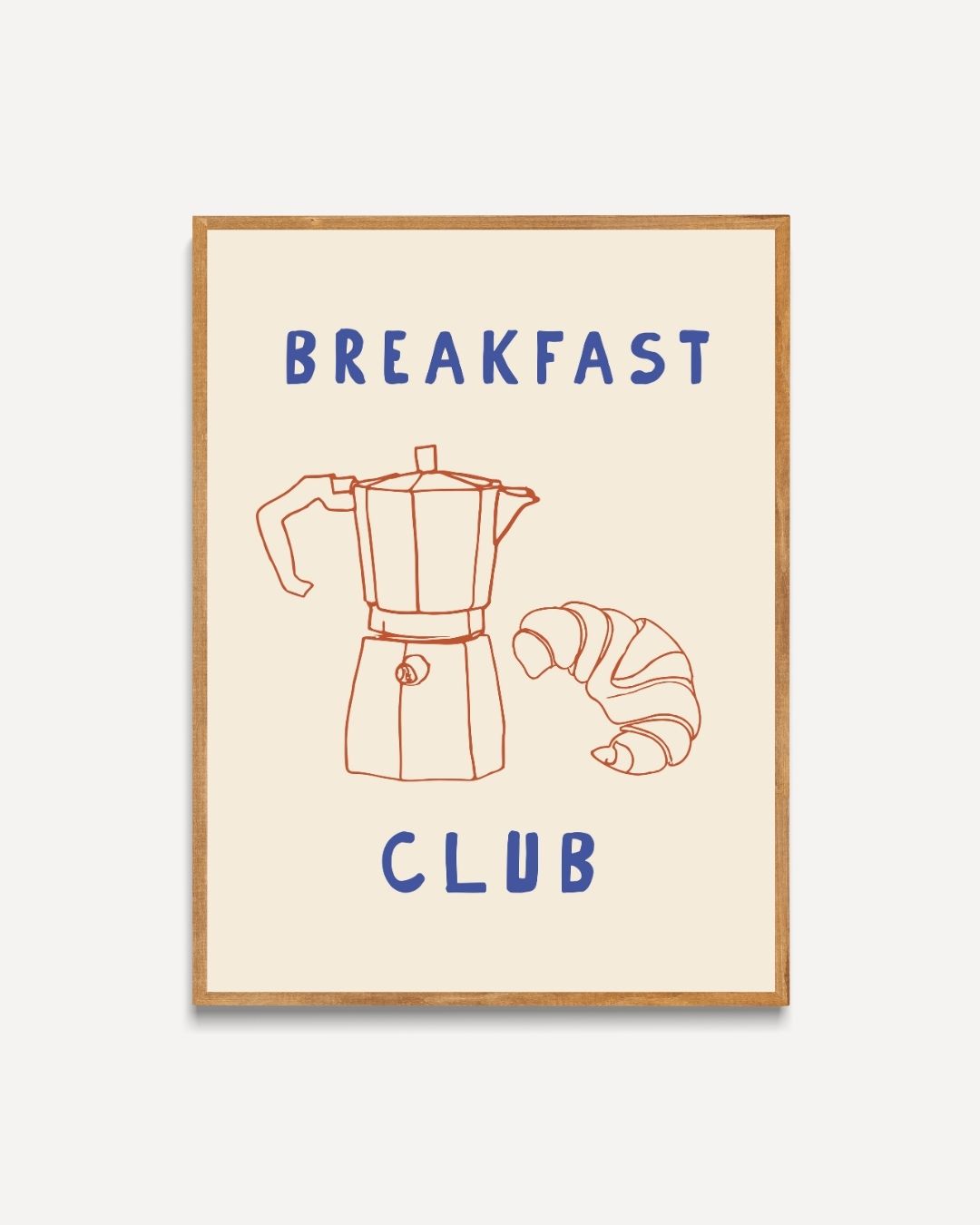 Breakfast Club Poster – portret poster als wanddecoratie