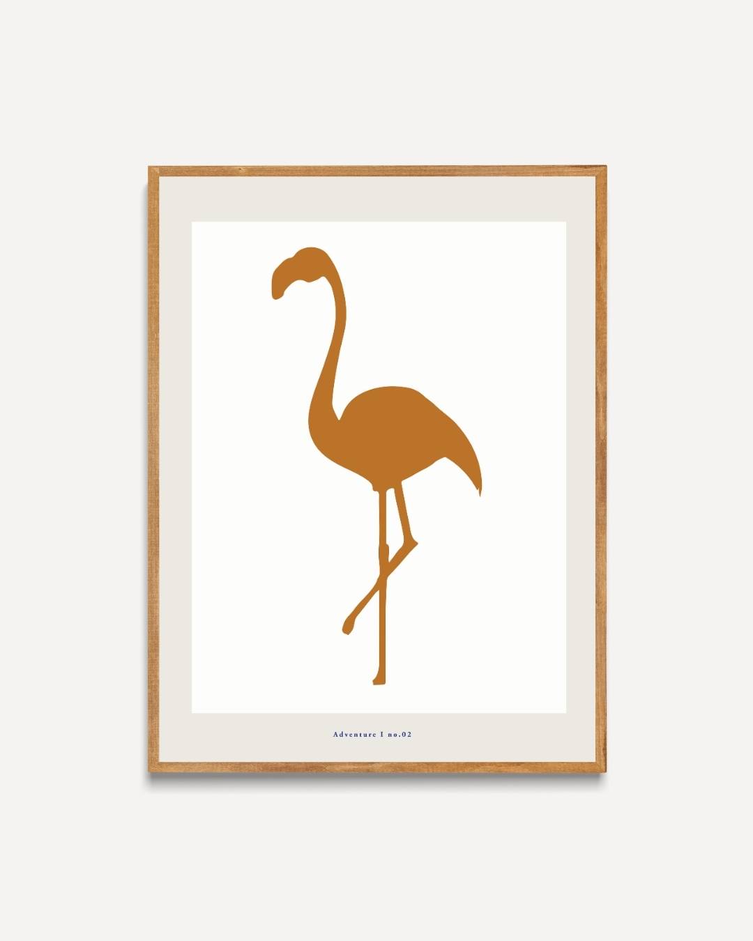 Flamingo Poster – portret poster als wanddecoratie