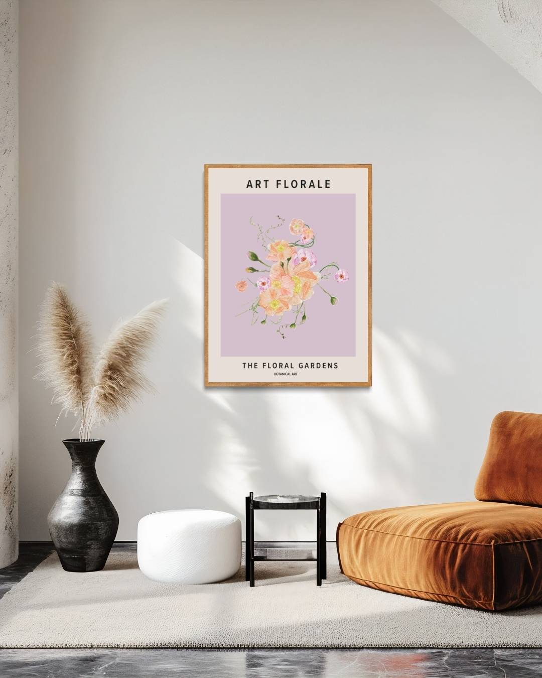 Botanical the flower gardens Poster – staande poster voor modern interieur