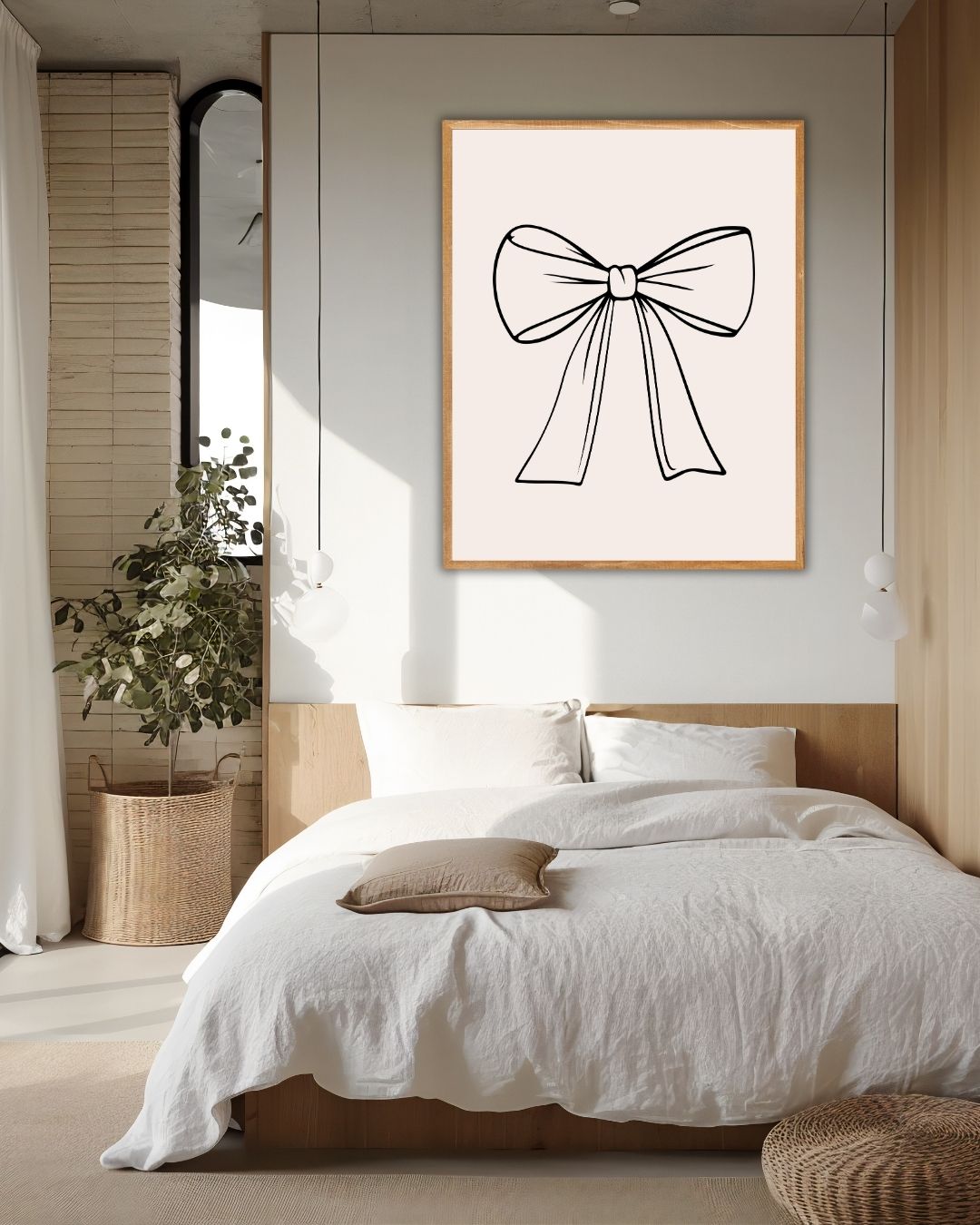 Elegant Simplicity Poster – staande poster voor modern interieur