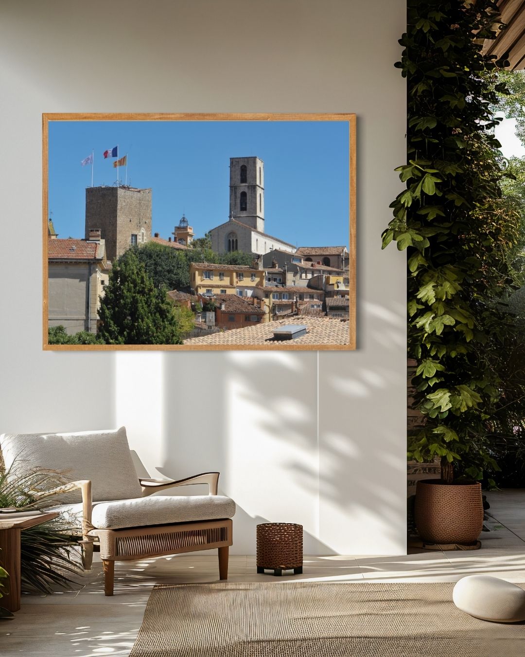 Frans dorp Poster – staande poster voor modern interieur