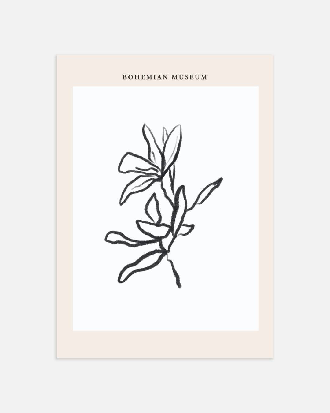 Minimalistische botanica Poster – portret wanddecoratie van WallArtistic