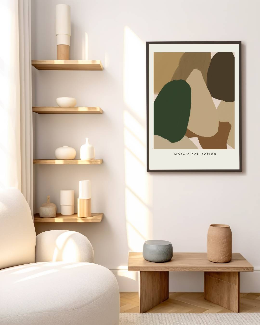 Mosaic Collection Poster – staande poster voor modern interieur