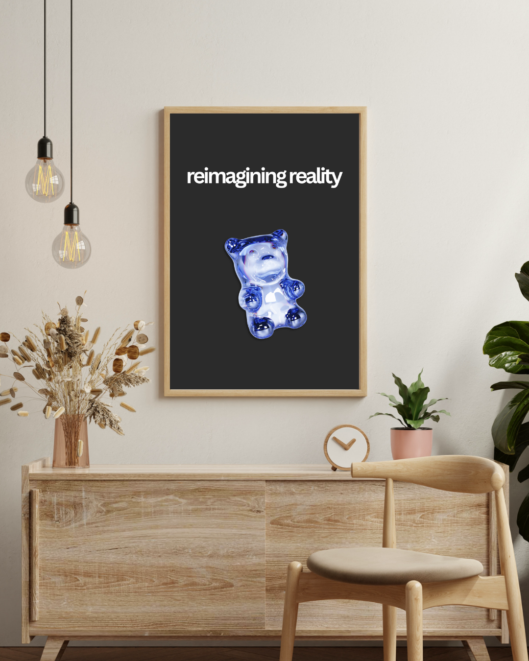 Reimagining reality Poster – staande poster voor modern interieur