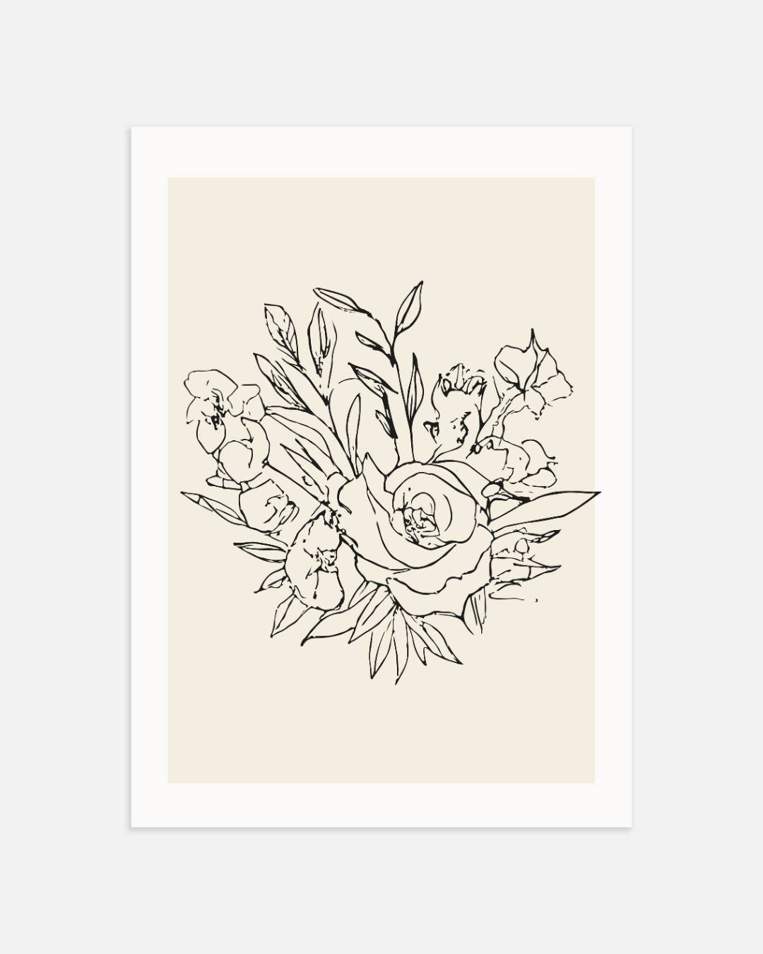 Blooming Poster Kunstwerk – portret wanddecoratie van WallArtistic