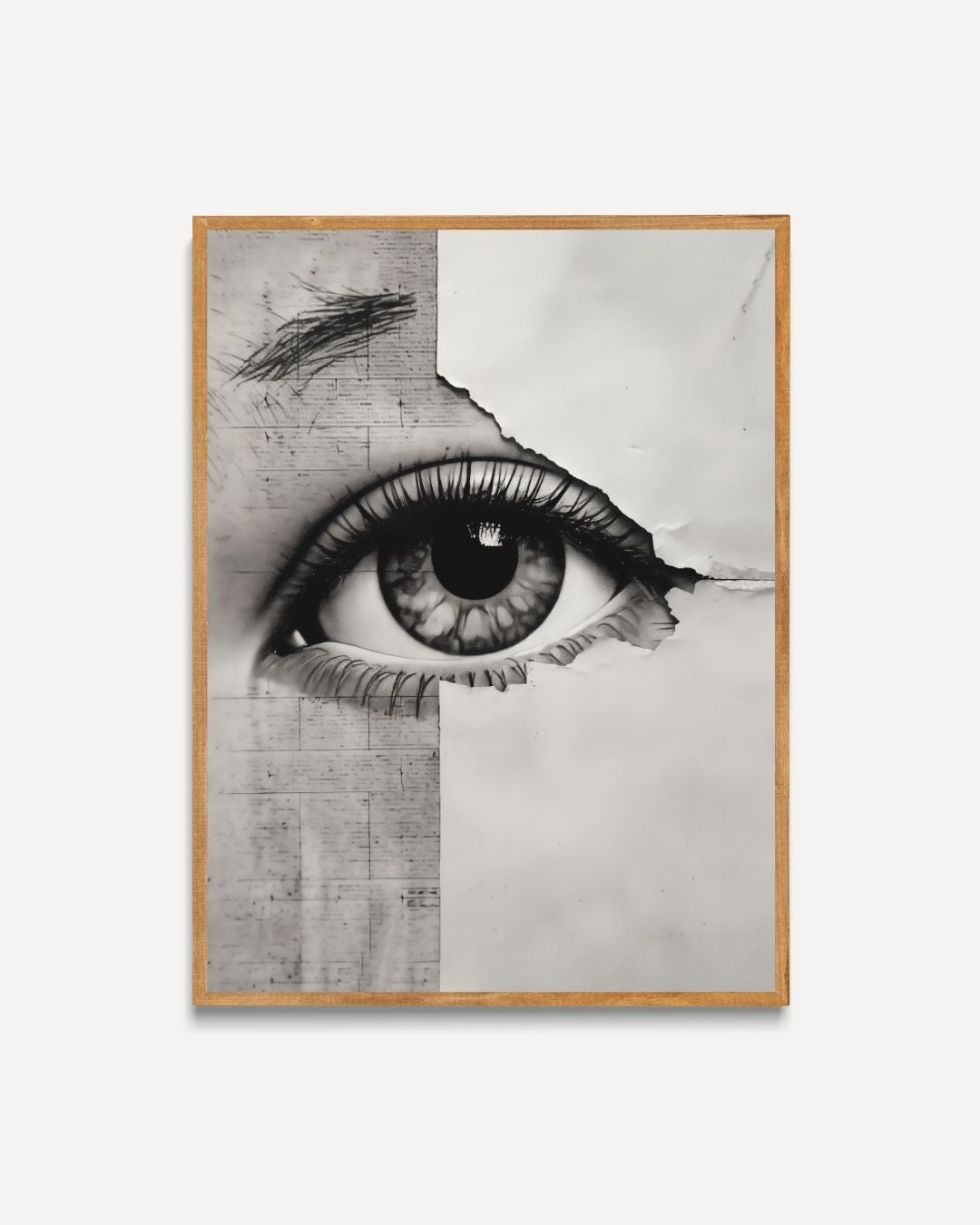 Oog abstract Poster – portret poster als wanddecoratie