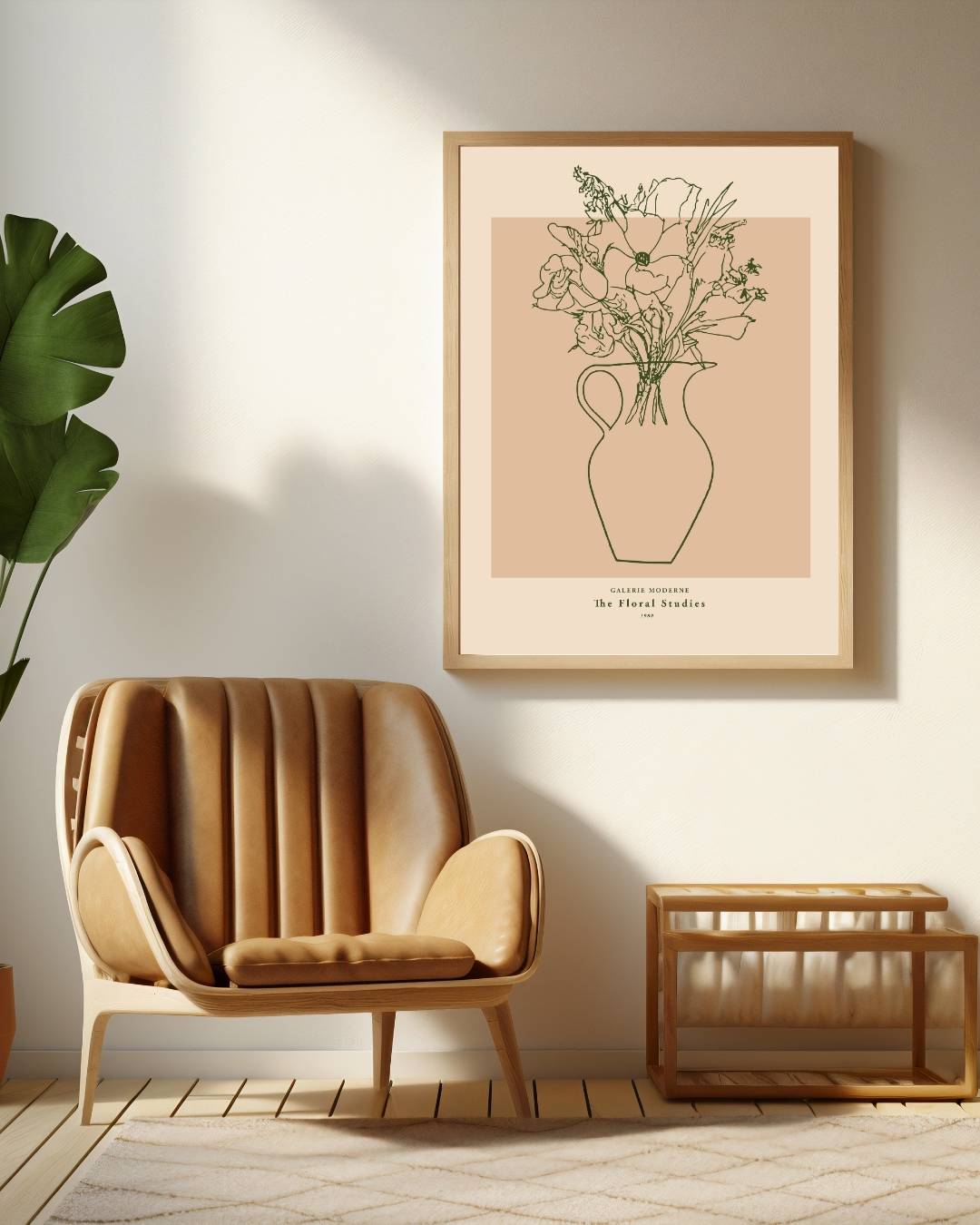 Vaas met veldbloemen Poster – staande poster voor modern interieur