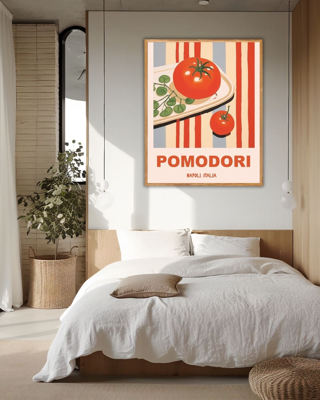 Pomodori Poster – staande poster voor modern interieur