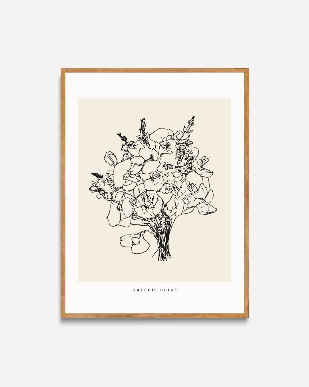 Bloemrijk boeket Poster Kunstwerk – portret poster als wanddecoratie