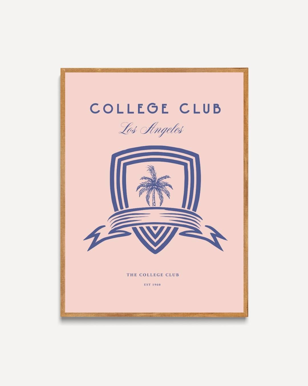 College Club Los Angeles Poster – portret poster als wanddecoratie