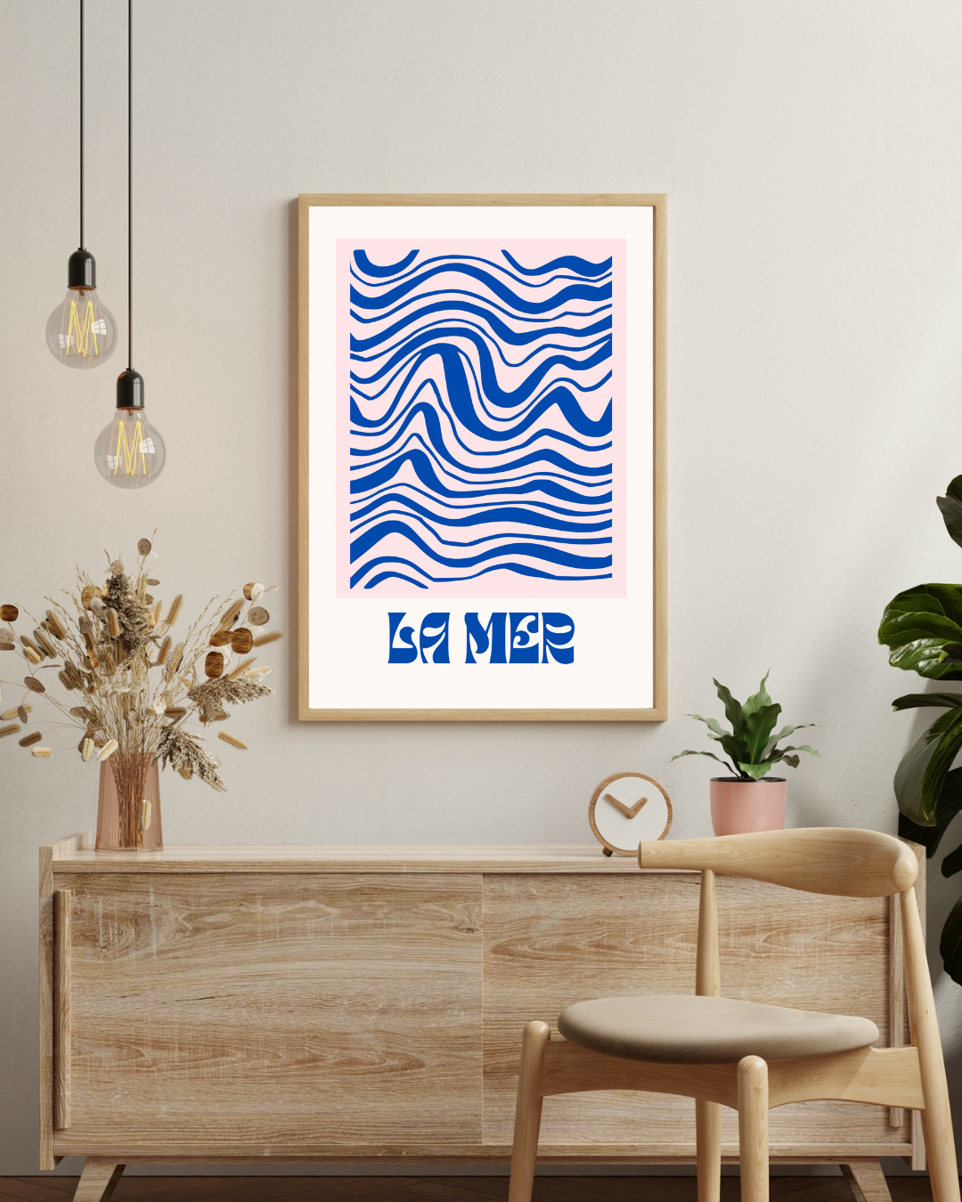 La mer Poster – staande poster voor modern interieur