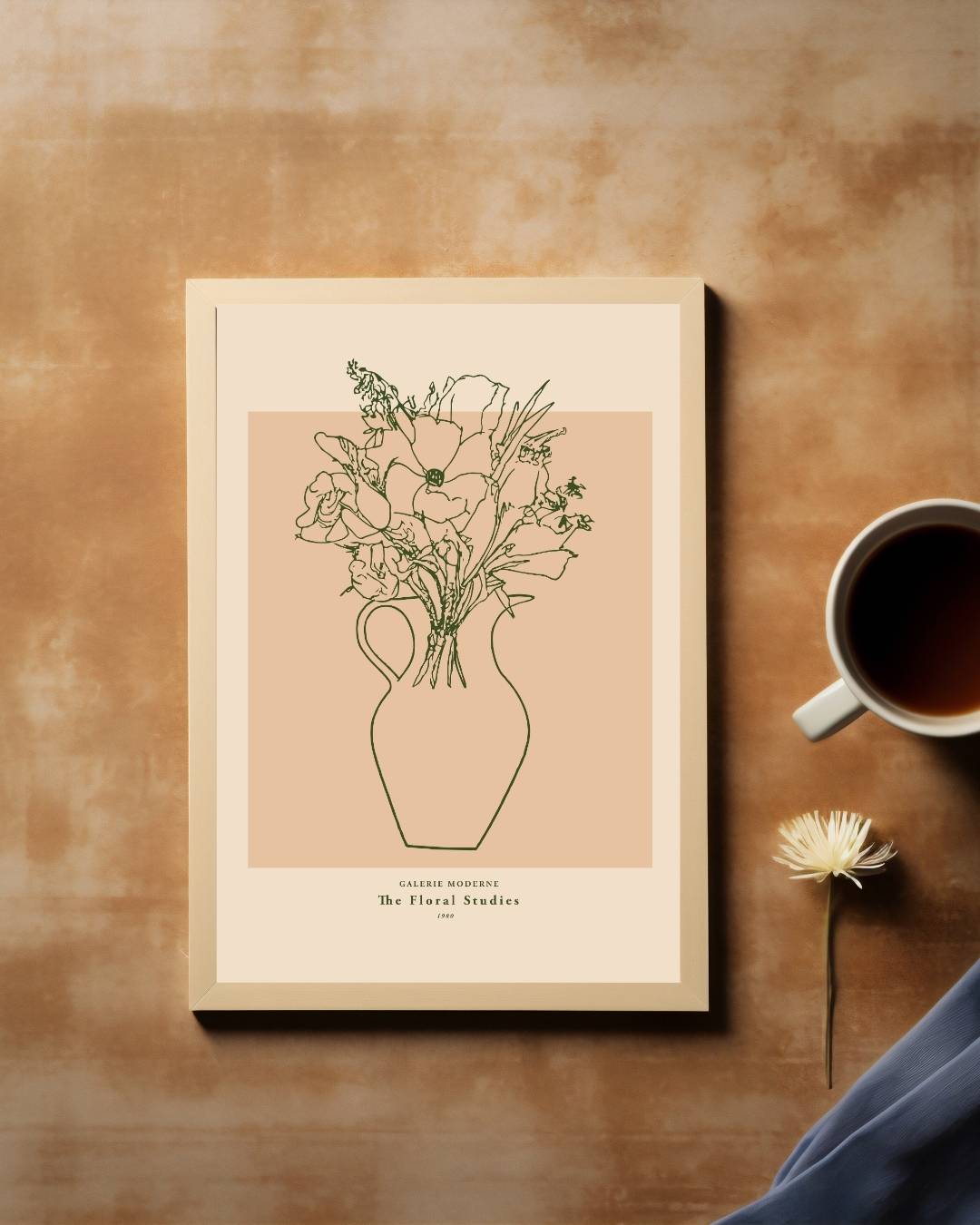 Vintage botanische tekening Poster – staande poster voor modern interieur