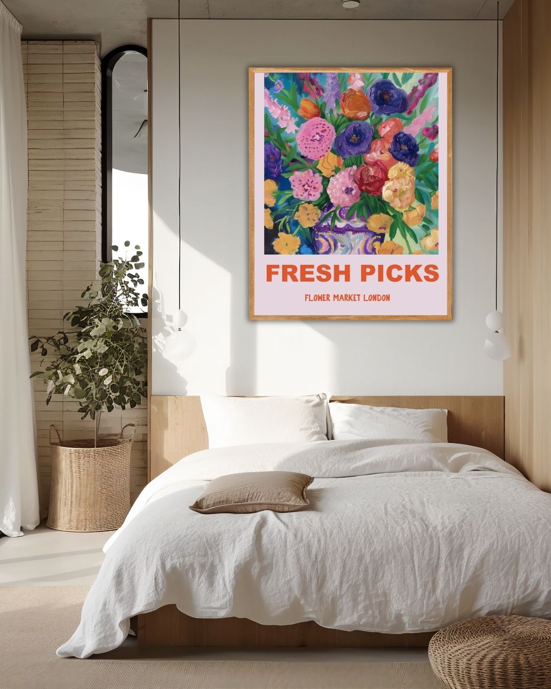 Fresh Picks Poster – staande poster voor modern interieur