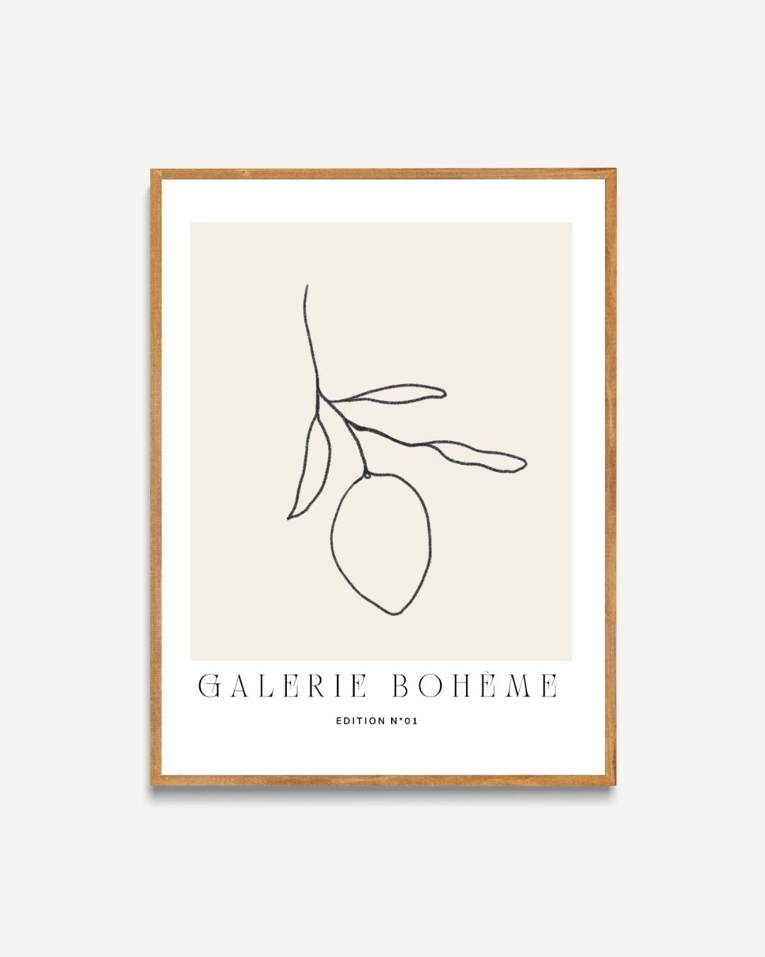 Galerie Bohème Poster – portret poster als wanddecoratie