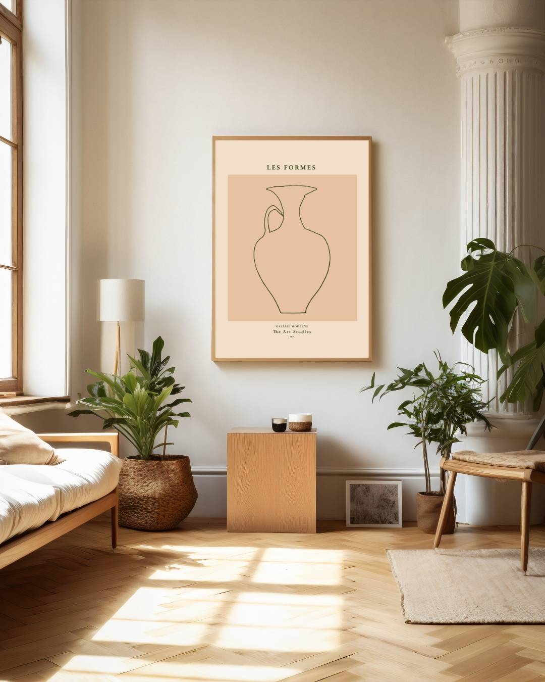 Floraal stilleven Poster – staande poster voor modern interieur