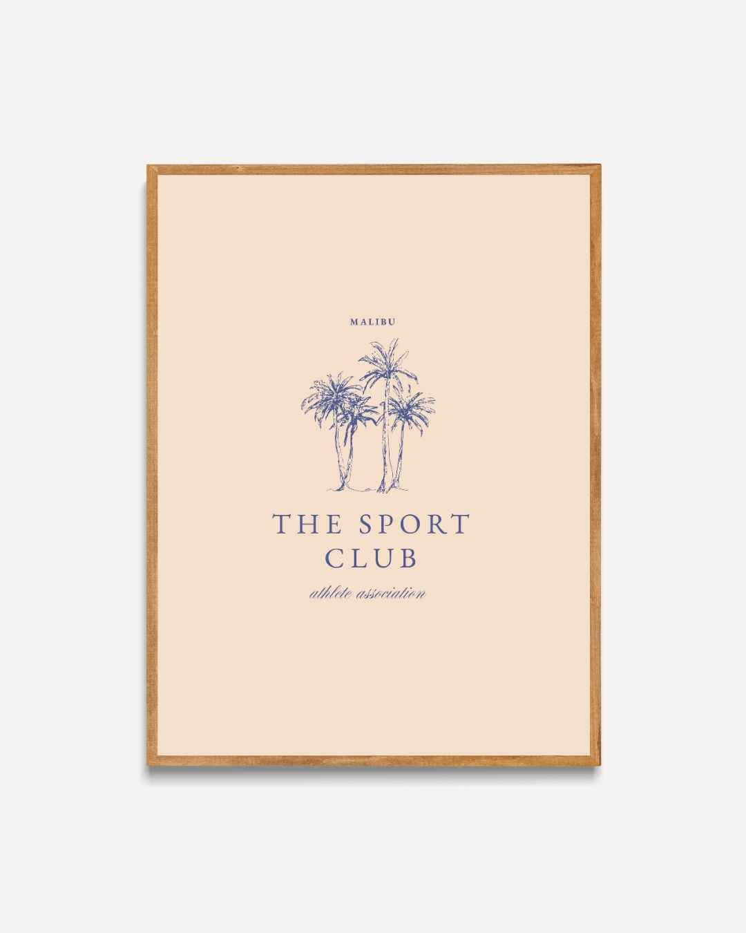 The Sport Club Poster – portret poster als wanddecoratie