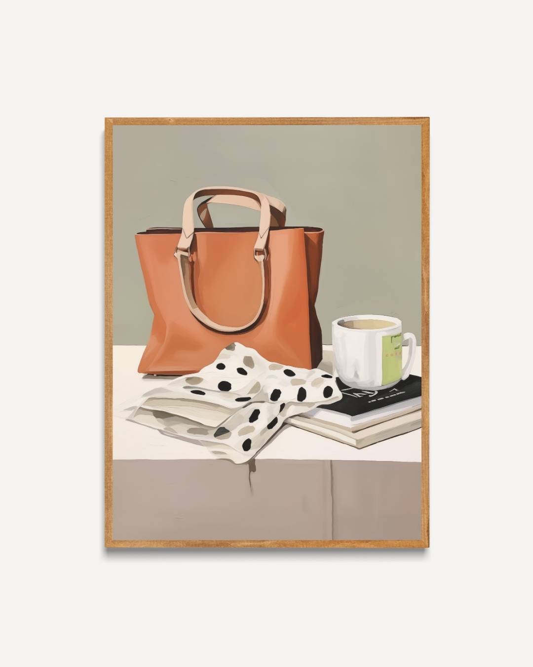 Tas en mok Poster – portret poster als wanddecoratie