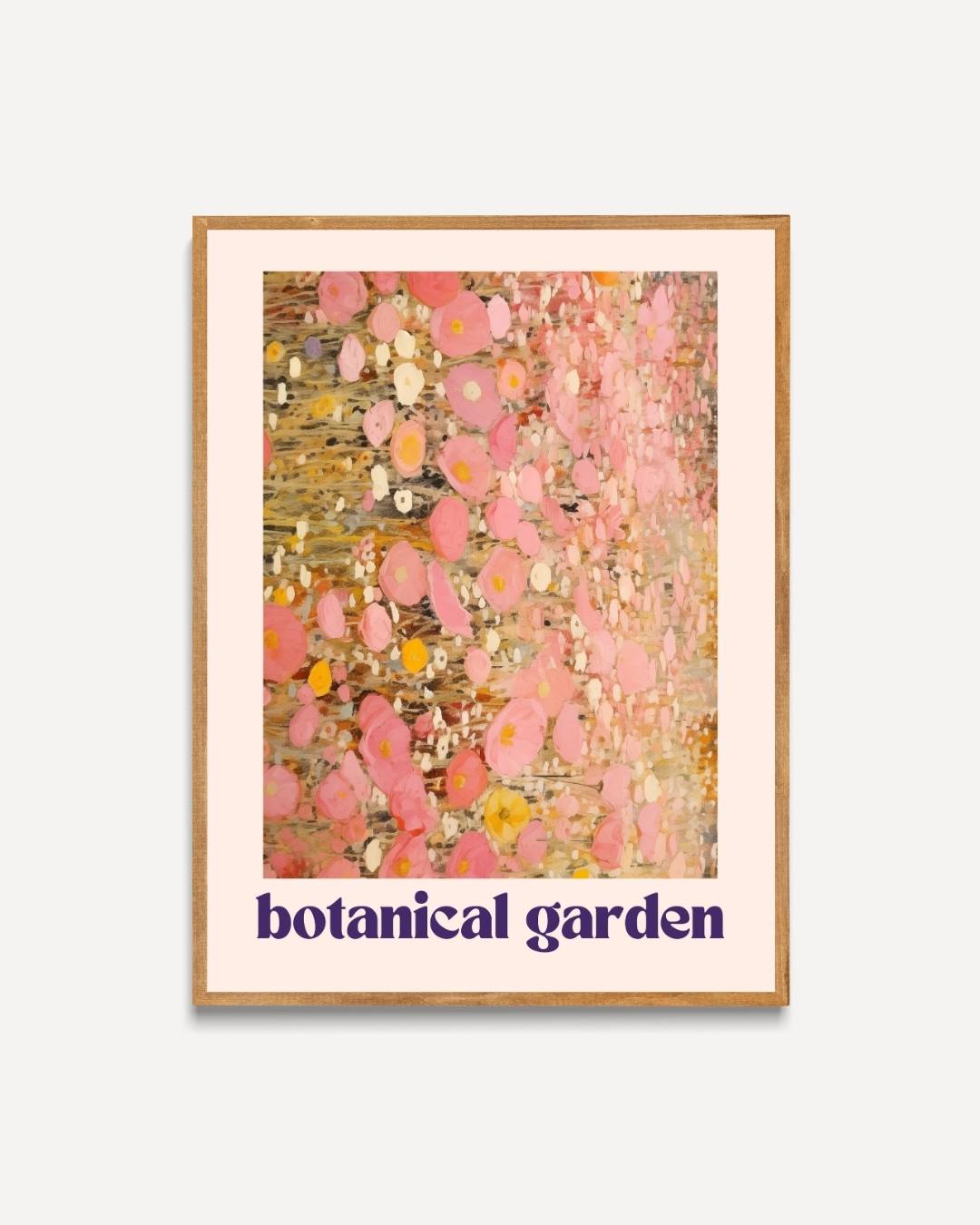 Botanical Flower garden Poster – portret poster als wanddecoratie
