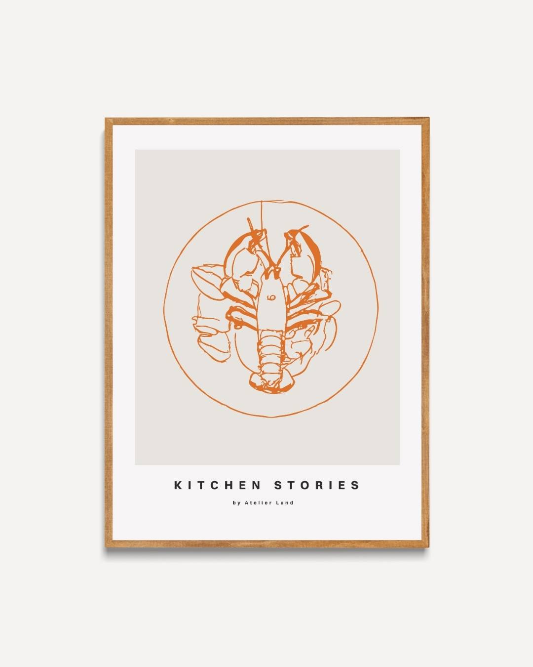 Kreeft Poster – portret poster als wanddecoratie