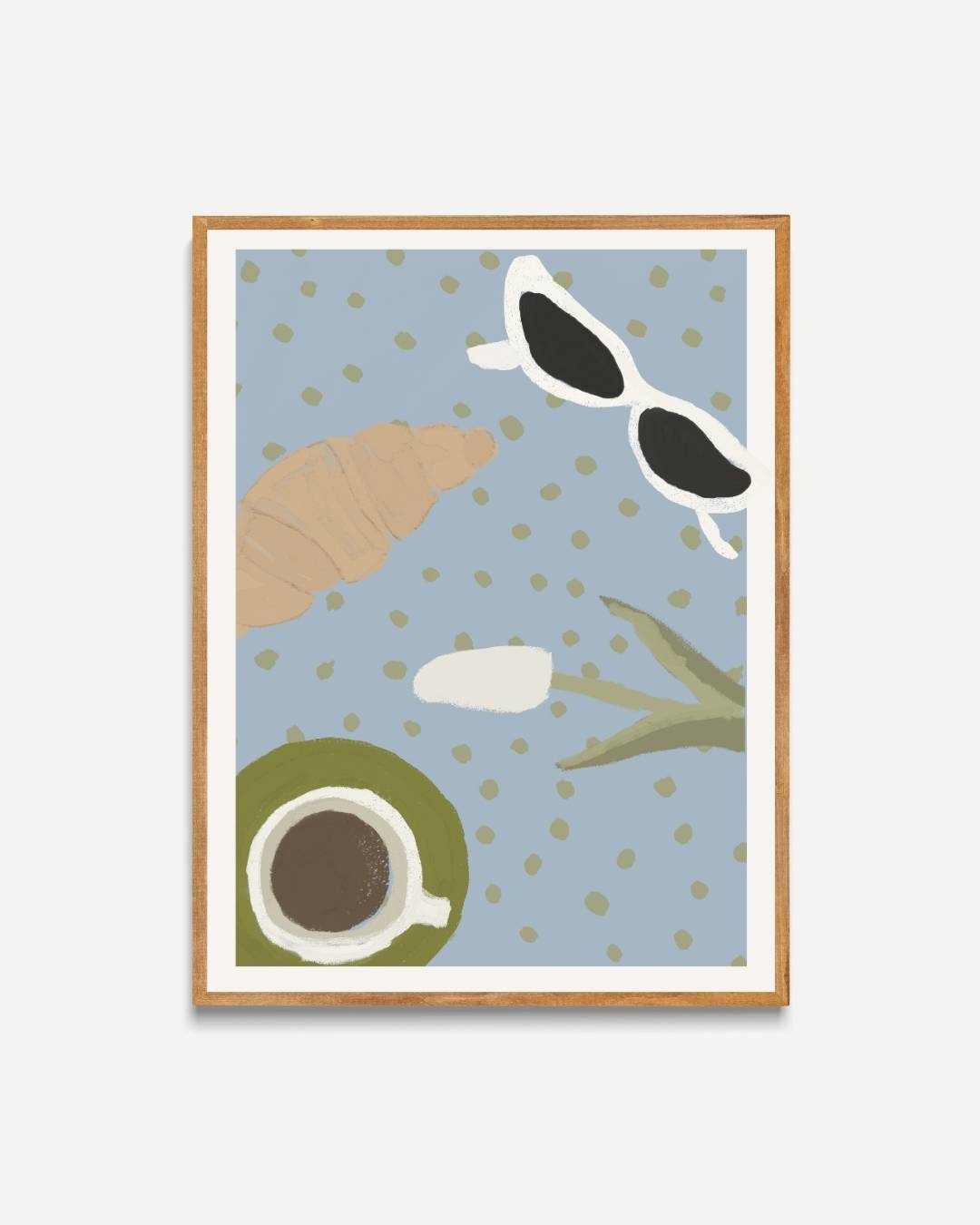 Zondagsbrunch Poster – portret poster als wanddecoratie