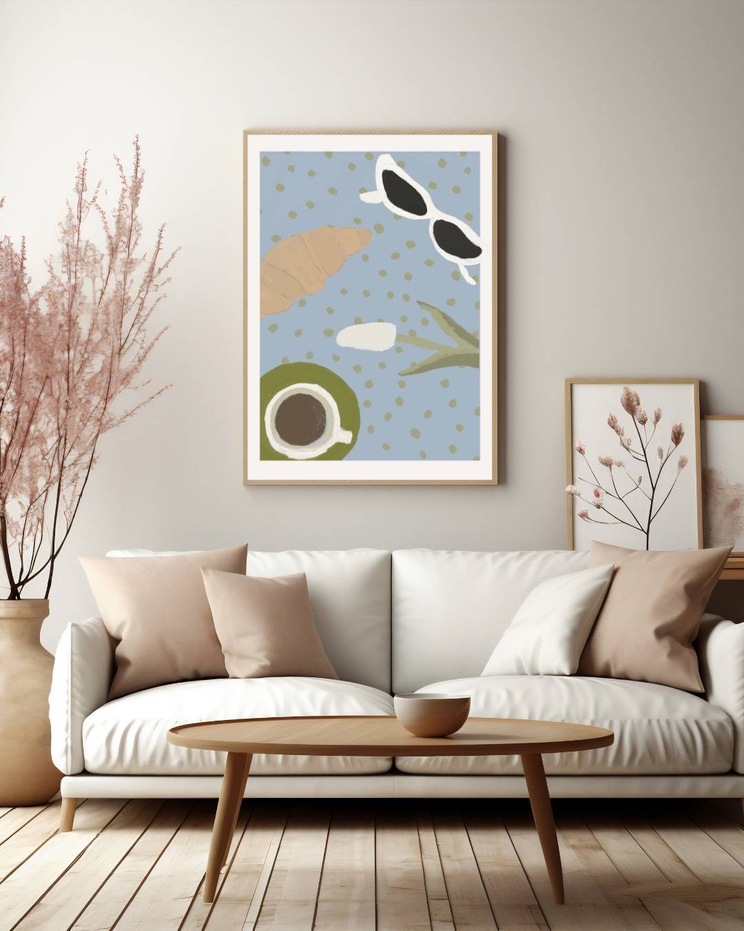 Zondagsbrunch Poster – staande poster voor modern interieur