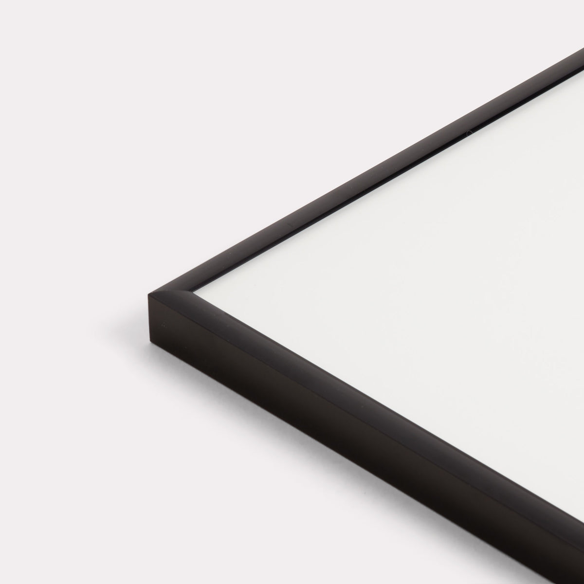 Cornice intercambiabile alluminio nero lucido