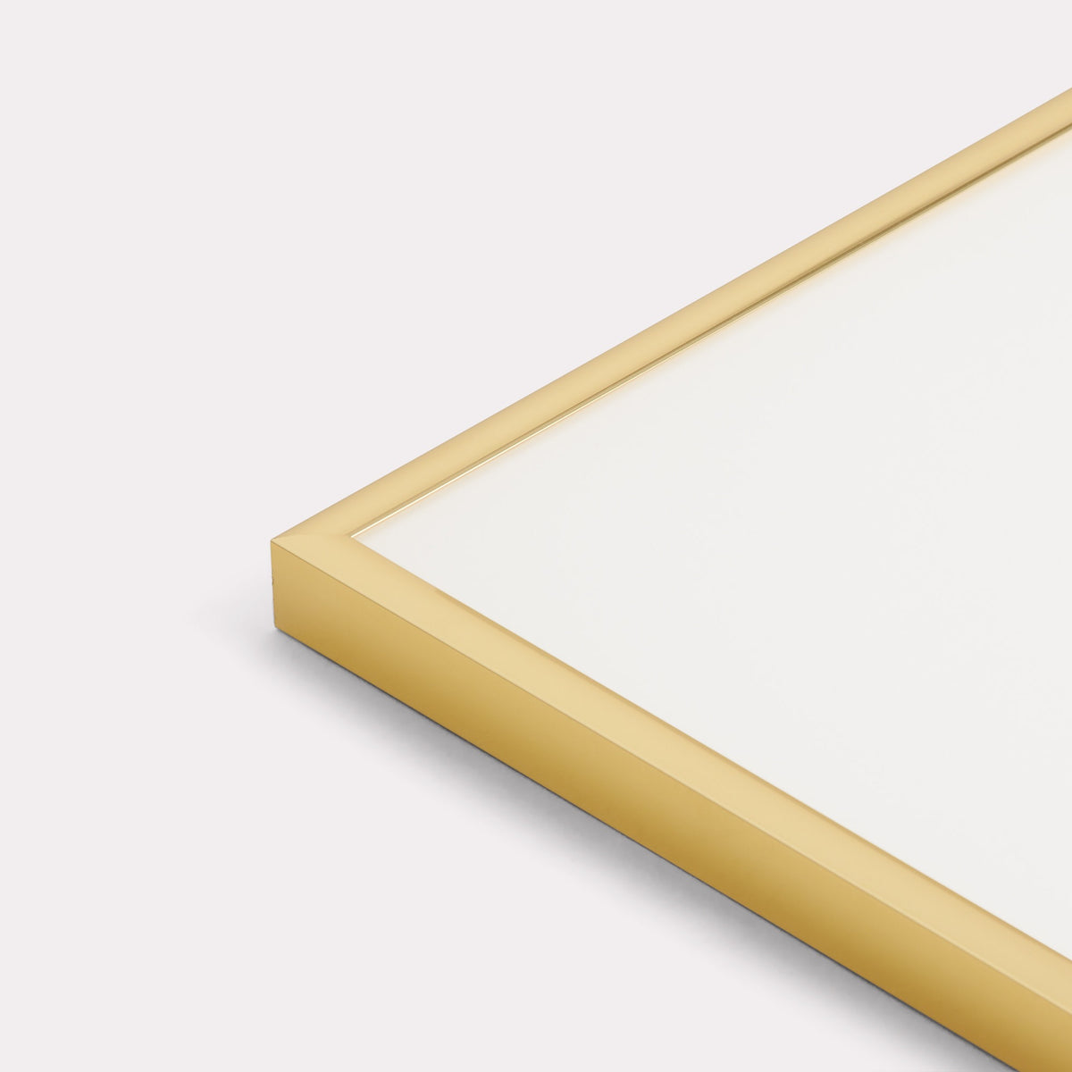 Cornice a giorno in alluminio oro lucido