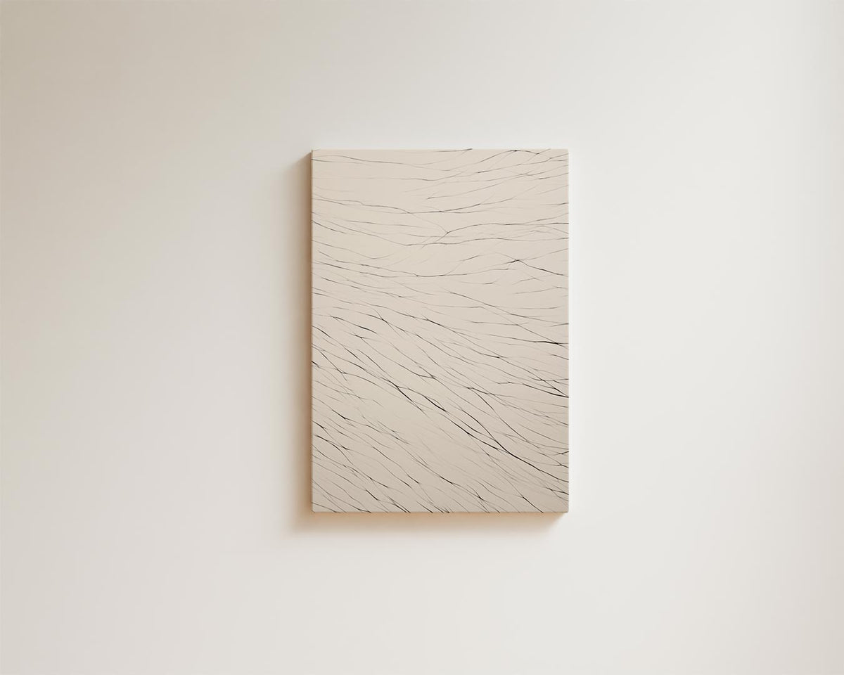 Fijne lijnen – staande wandkunst voor woonkamer of interieur