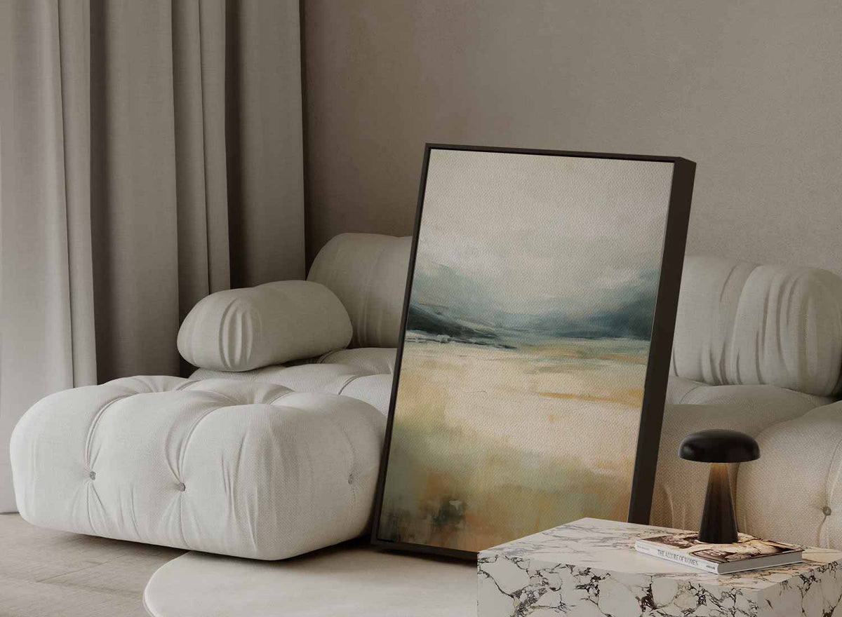 Dromenlandschap in Sereniteit – modern portret kunstwerk van WallArtistic