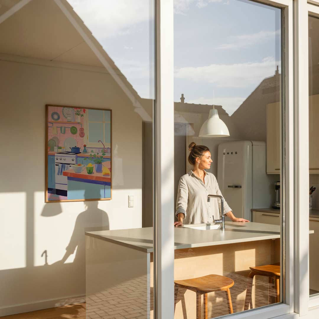 Gezellige Keuken – keukenposter in staand formaat