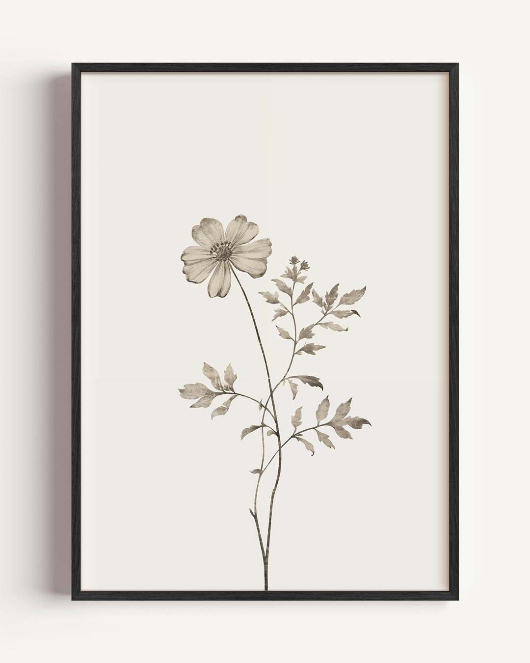 Elegante Botanische Kunstposter – elegante portret poster als wanddecoratie
