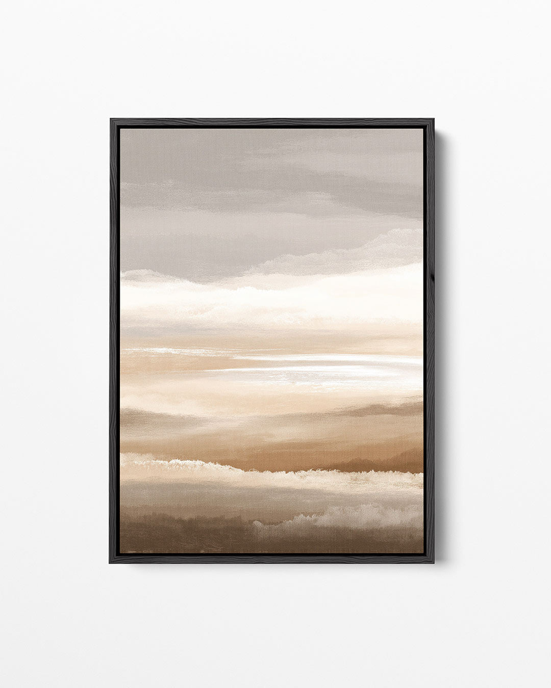 Zachte horizonten – staand wanddecoratie kunstwerk