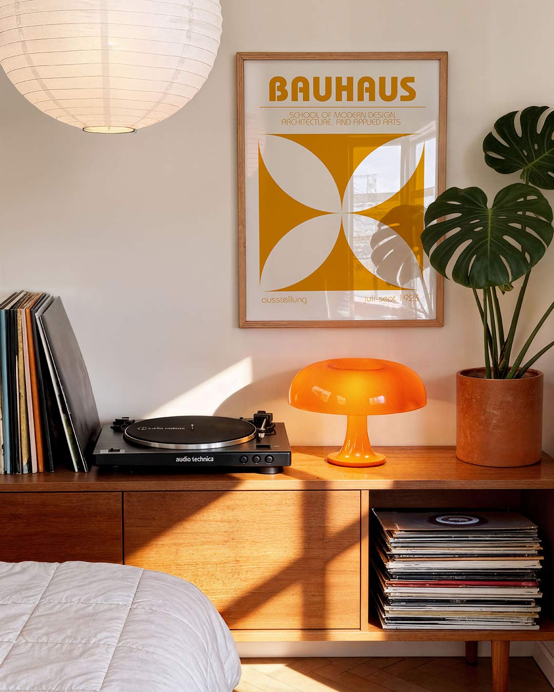 Vorm en kleur – geometrische Bauhaus poster in staand formaat