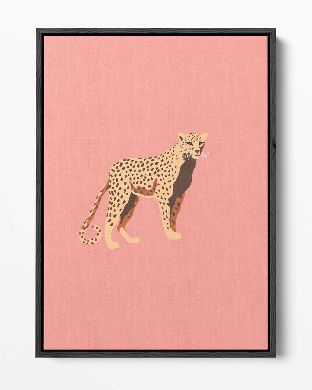 Kleurrijke Luipaard Illustratie – portret kunstwerk als wanddecoratie