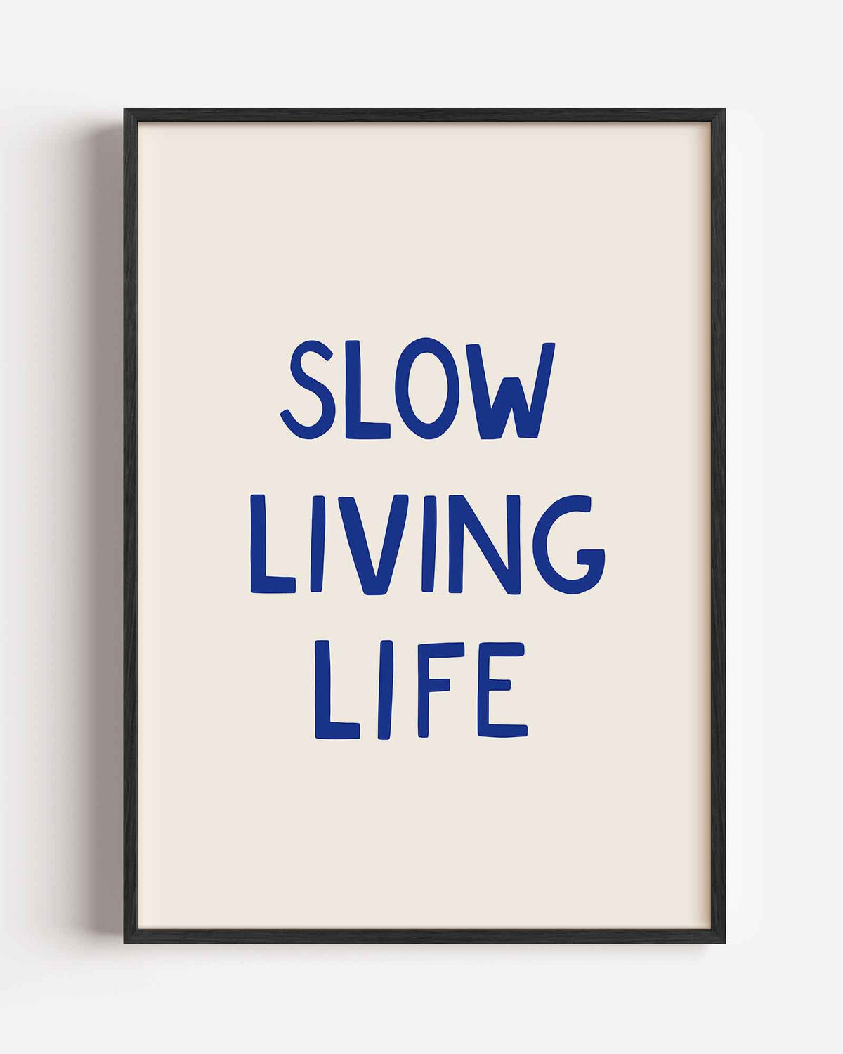 Slow living life – Aziatische portret poster als wanddecoratie