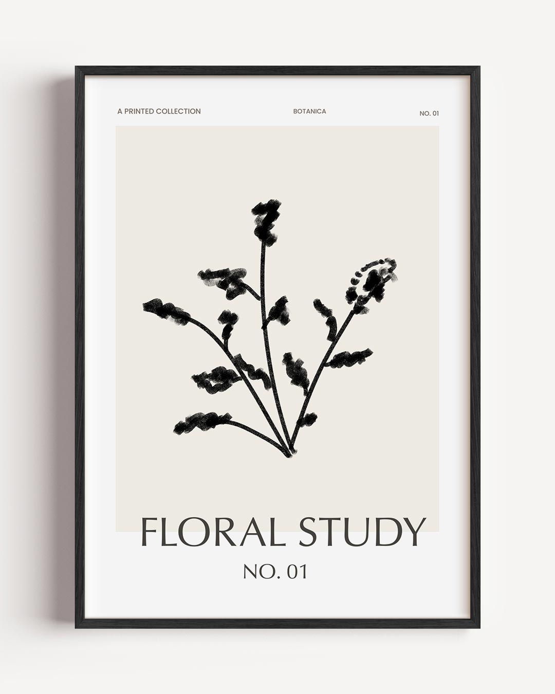 Botanische Simpliciteit – bloemen portret poster als wanddecoratie