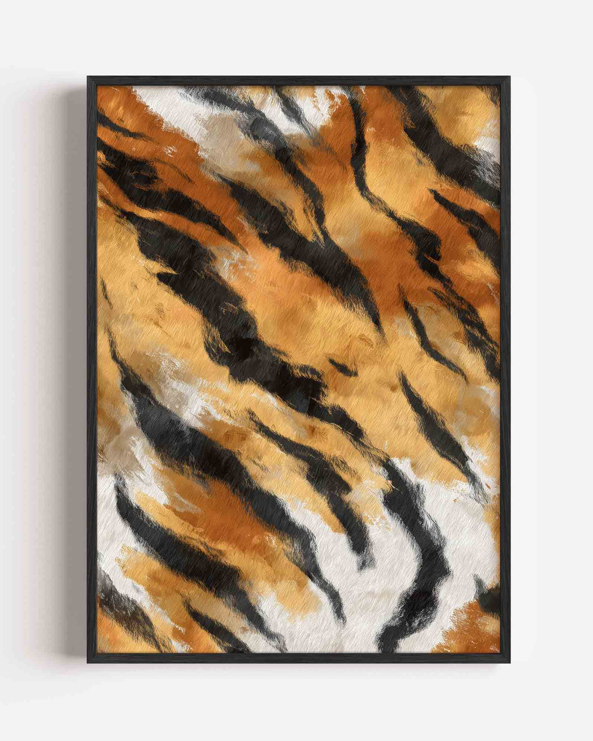 Tijgerstrepen patroon – safari portret poster als wanddecoratie
