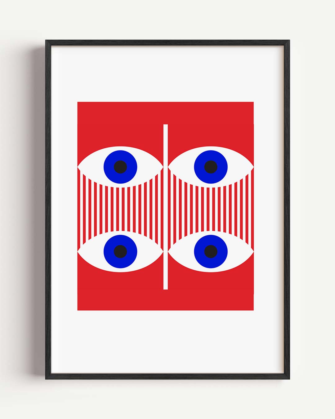 Oogverblindende Abstracte Kunstposter – dieren portret poster als wanddecoratie