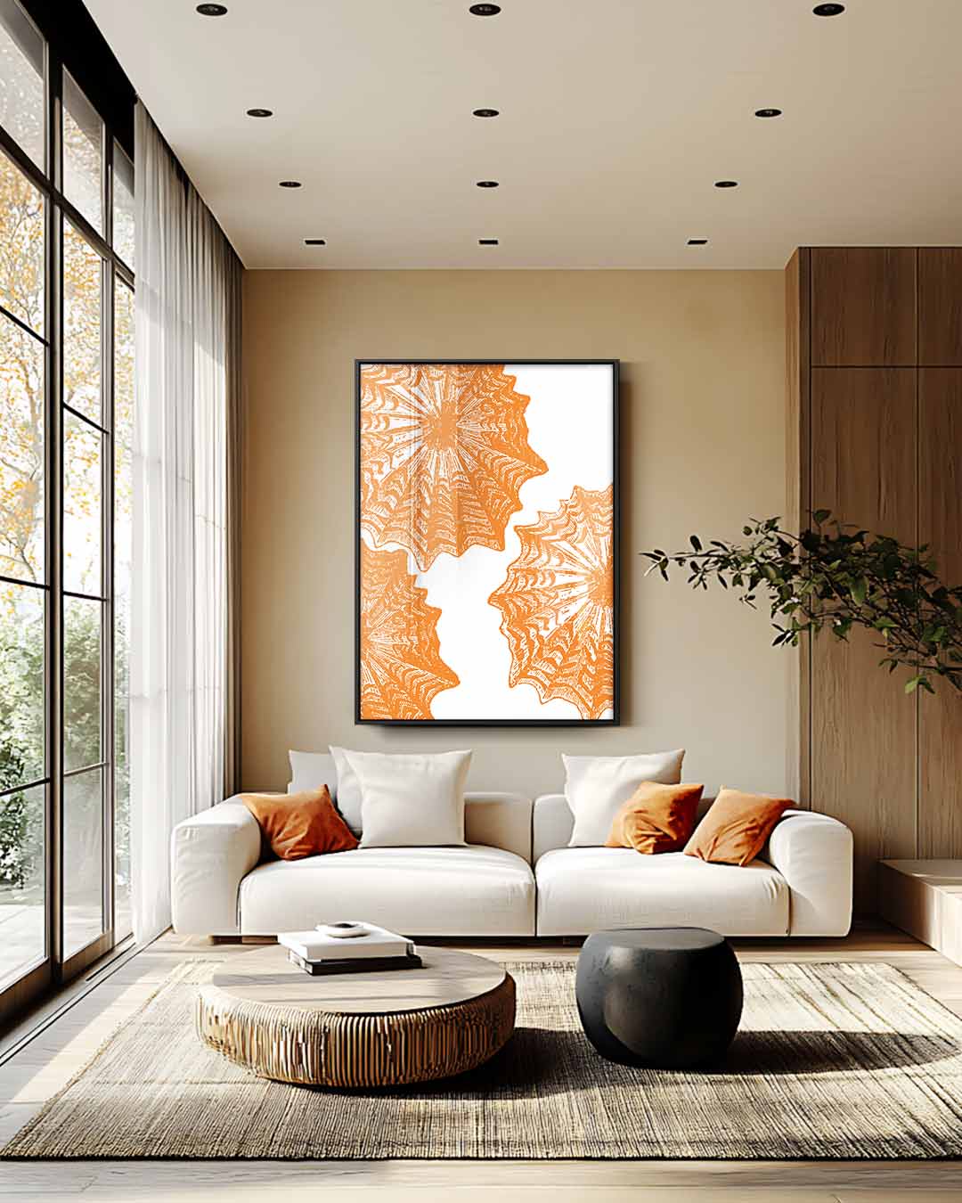 Zonnige Stalen – staand kunstwerk voor modern interieur