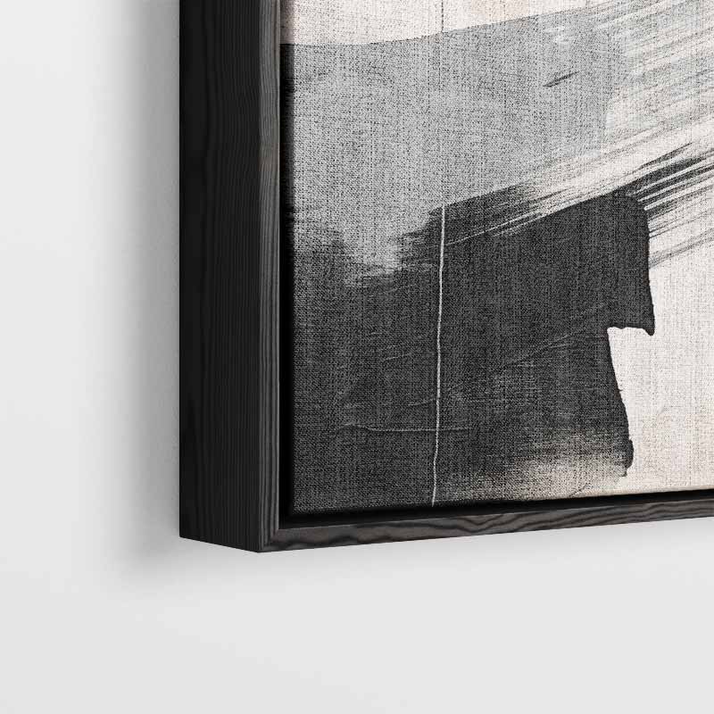 Mystiek in Monochroom – plexiglas kunstwerk als wanddecoratie