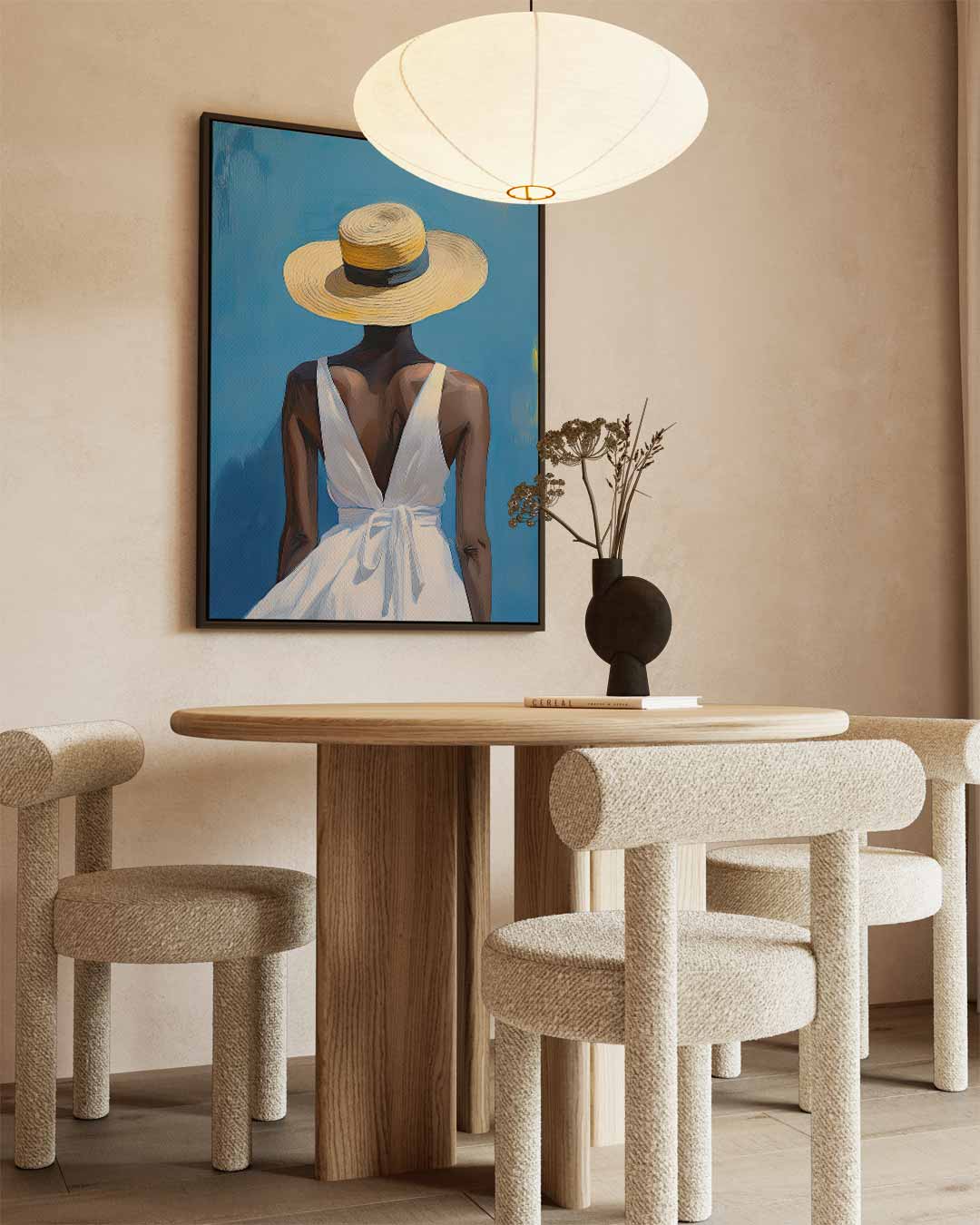 Zonsondergang Zomer Vibes – dibond wanddecoratie in staand formaat