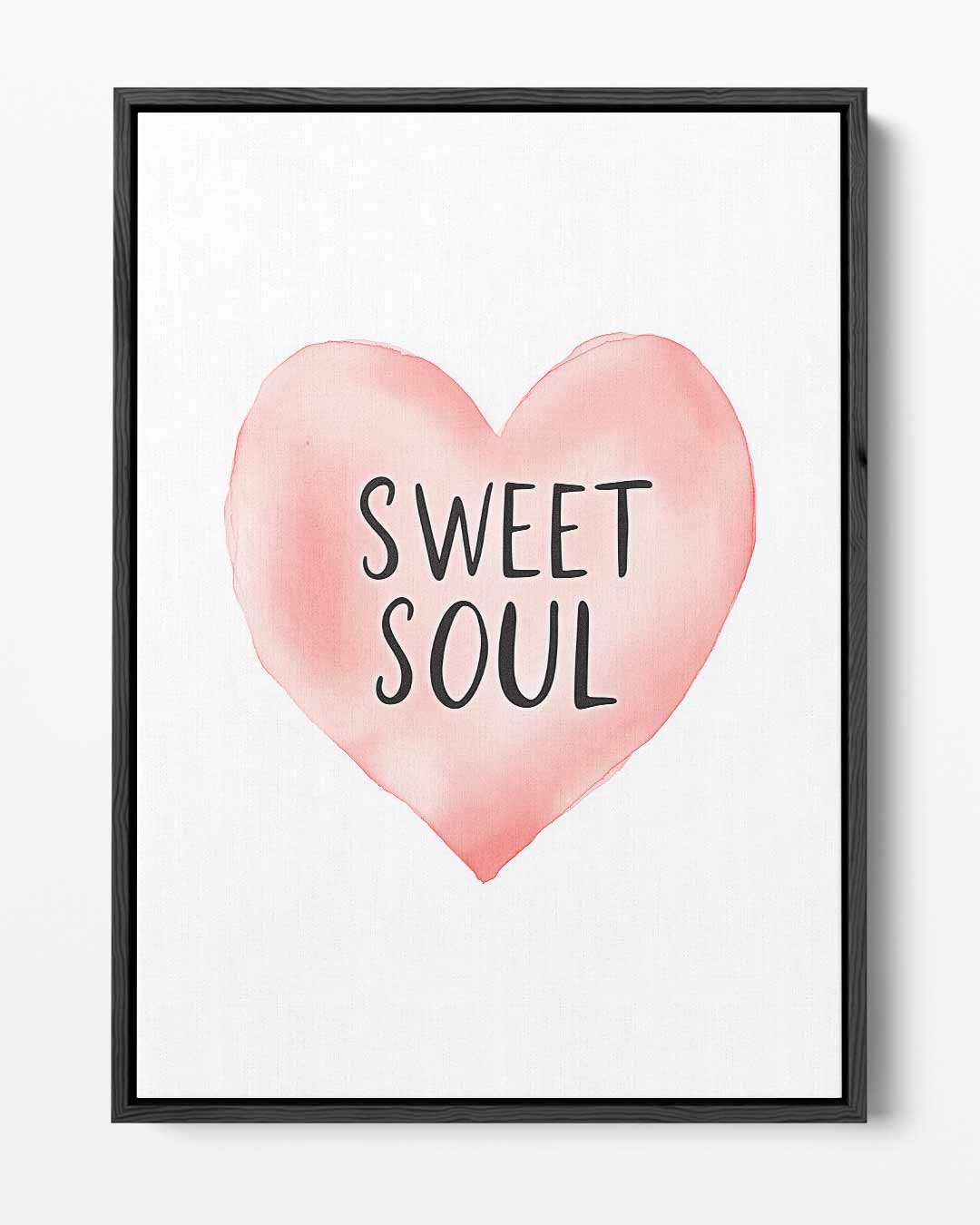 Sweet Soul Hartje – portret kunstwerk als wanddecoratie