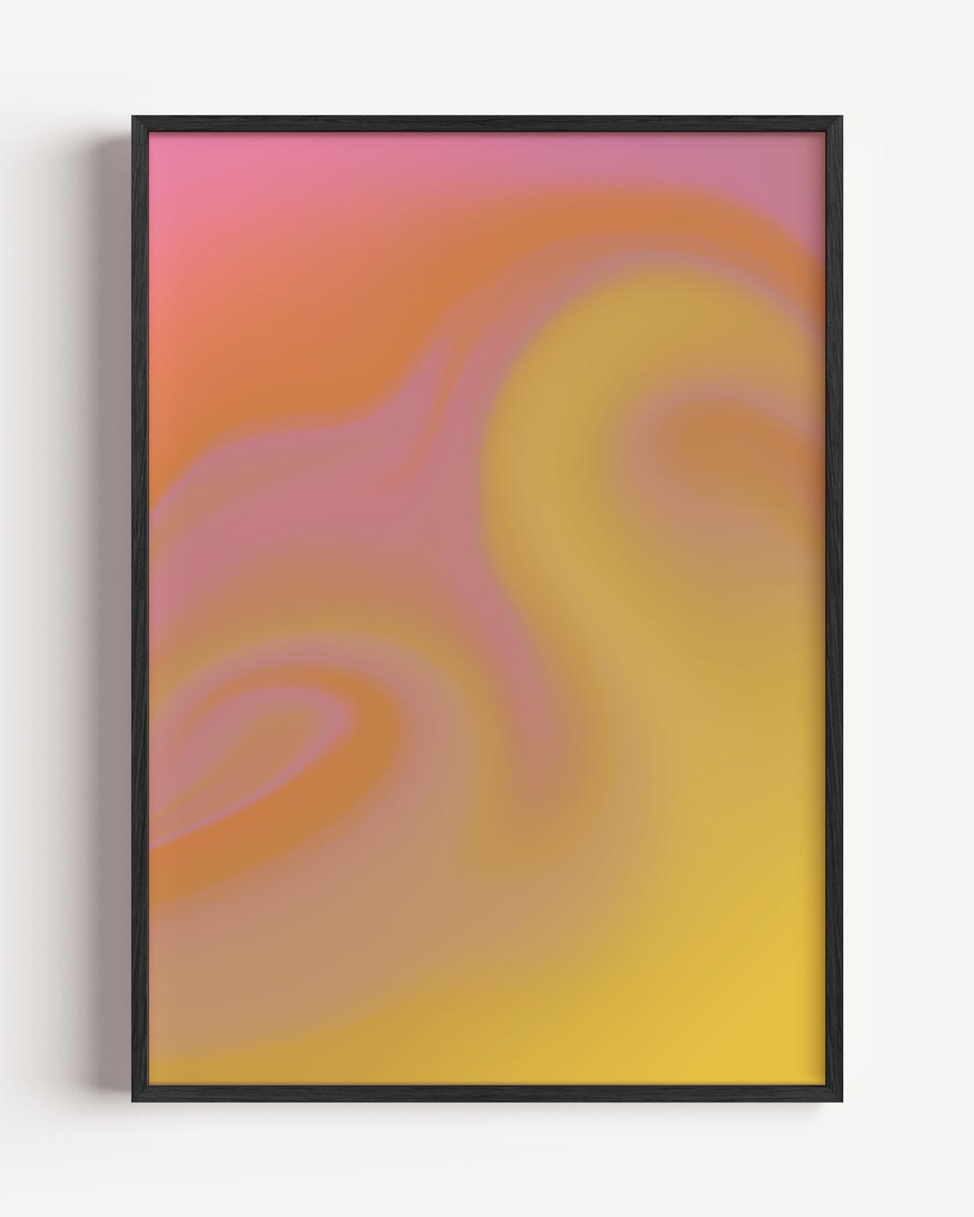 Zonsopgang Aurora Art – kleurrijke abstracte portret poster als wanddecoratie